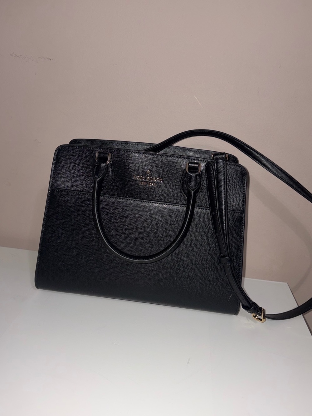 NWT Madison Medium Satchel Black